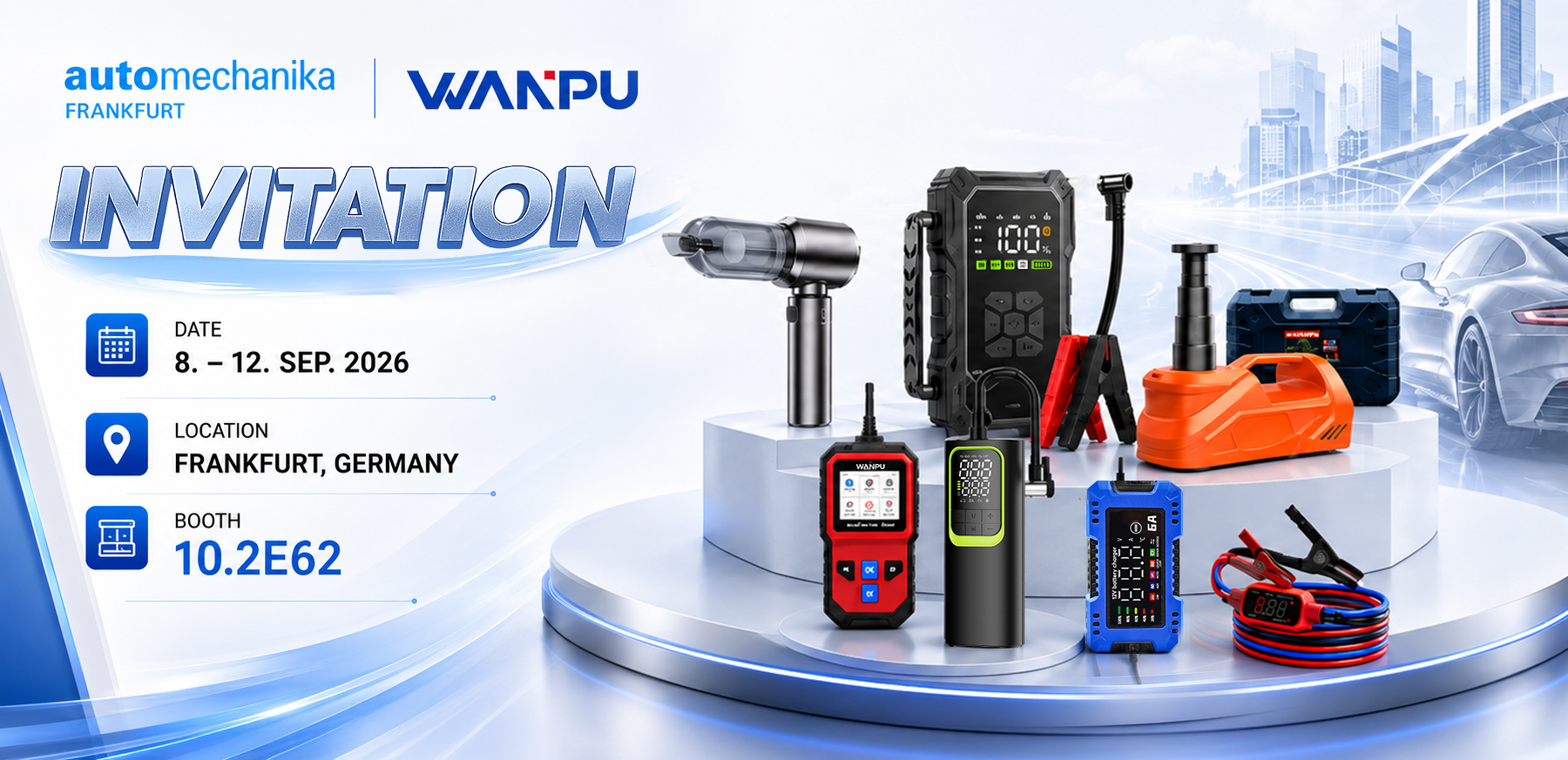 Automechanika Frankfurt 2026 — Booth 10.2E62