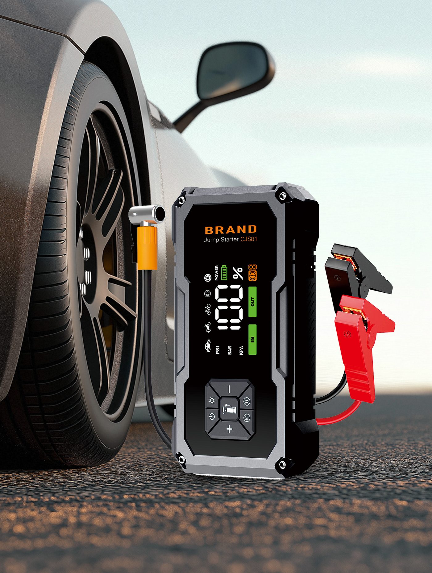 EP2240A Inflating Tire — 150PSI Air Compressor